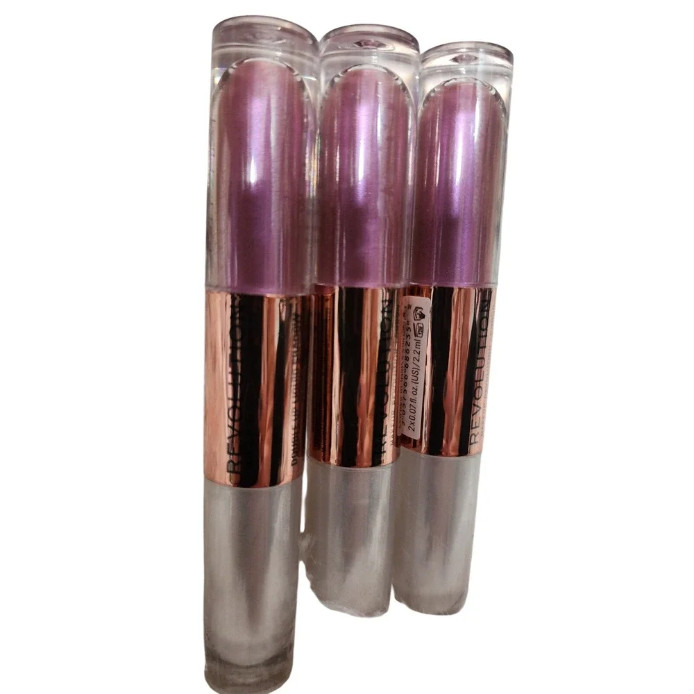Revolution Subliminal Lilac liquid eyeshadow duo Set 2.2ml Each‎ 3 Pack